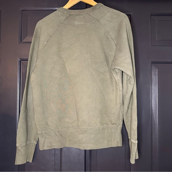 Tod Snyder-CHAMPION MIDWEIGHT POCKET SWEATSHIRT IN DARK MOSS size S(b5 - Picture 4 of 9